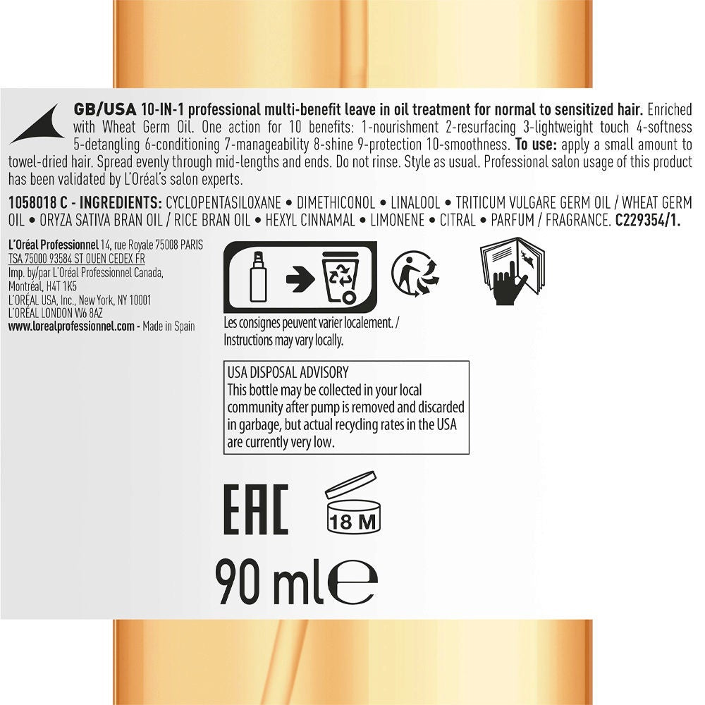 Aceite Absolut Repair 10-IN-1 - L' Oreal Professionnel