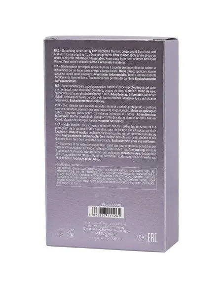 Aceite Alisador SDL Smooth - Alfaparf