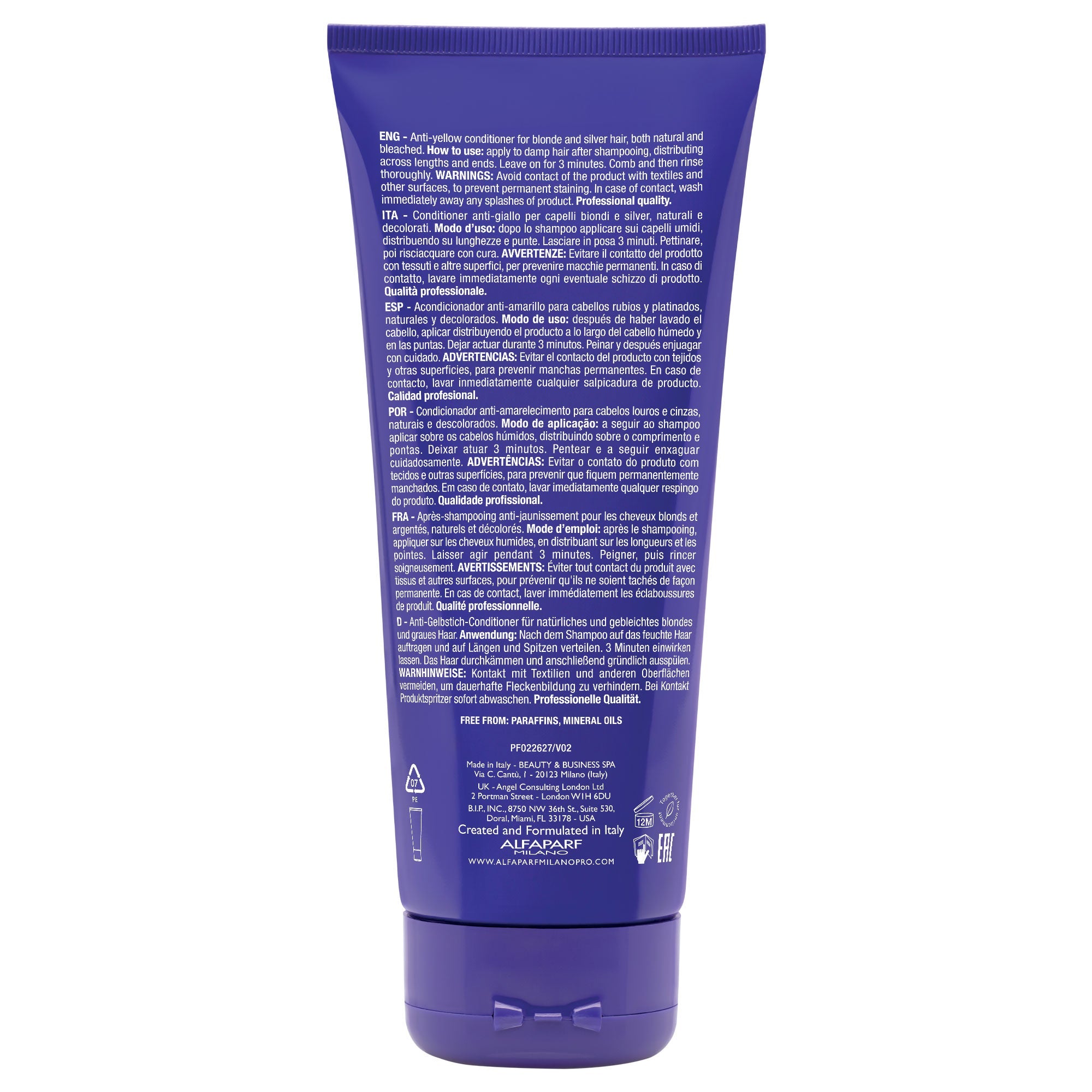 Blonde Anti-Yellow Conditioner - Alfaparf