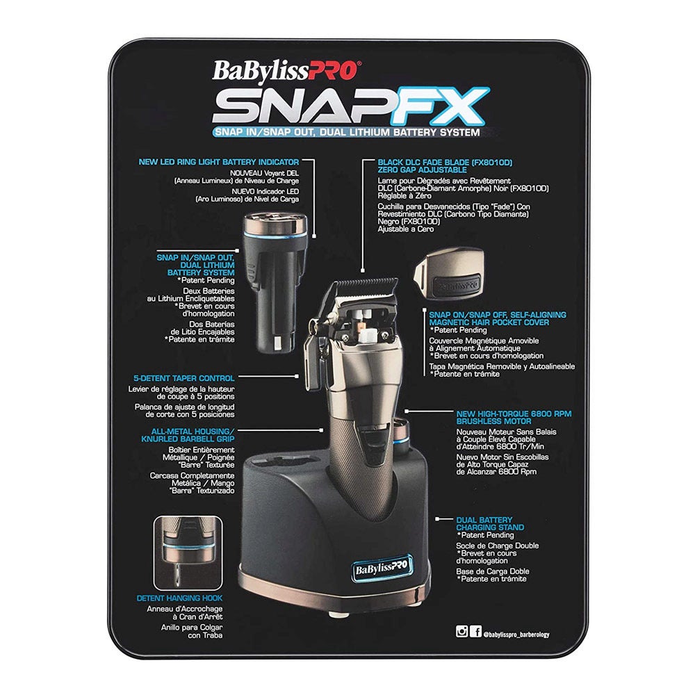Máquina de Corte Snap FX - Babyliss