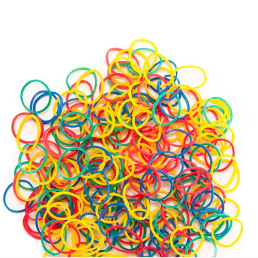 Bolsa 100 Gramos Aprox.Gomas Elasticas Colores