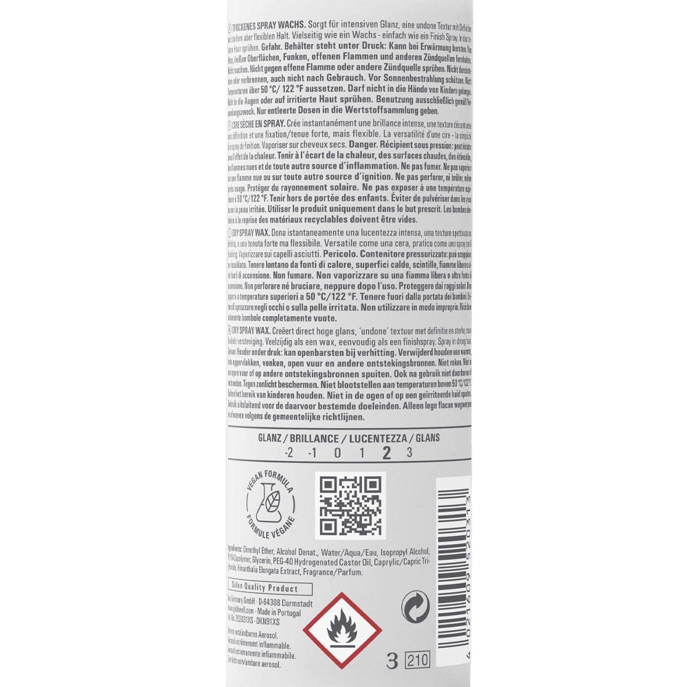 STS Dry Spray Wax - Goldwell