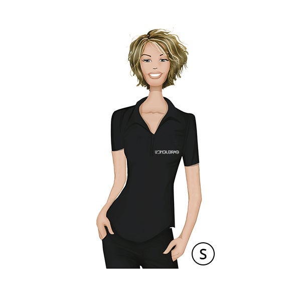 Genérico - Básico - Polo piqué manga corta mujer - S