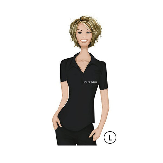 Genérico - Básico - Polo piqué manga corta mujer - L