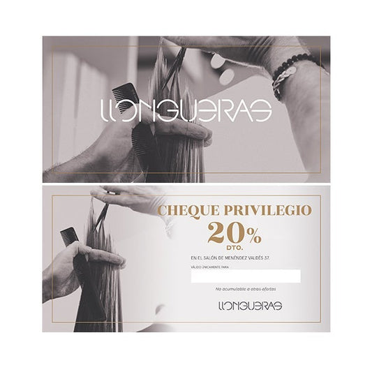 Genérico - Básico - Cheque privilegio (200 uds) - Única