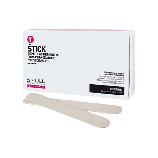 Genérico - Básico - Espátula cera mediana (100 uds) - Única