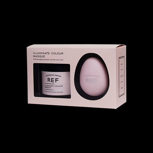 Set Mascarillas y Cepillo Desenredante Illuminate Colour - REF Stockholm