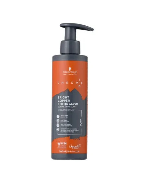 Schwarzkopf - Chroma ID Color Mask 7-77 Cobrizo Brillante - 300 ml