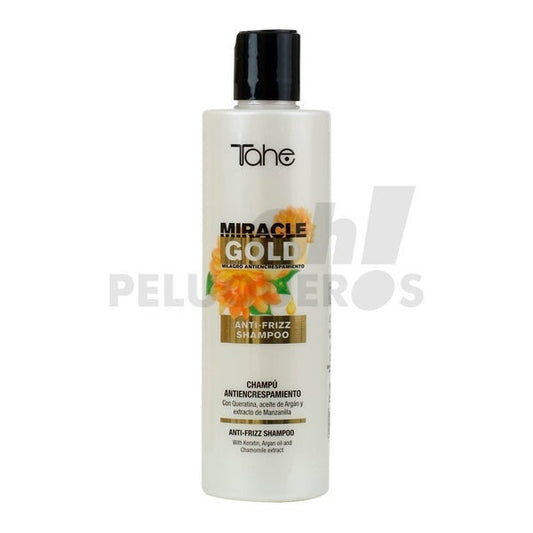 Tahe - Miracle Gold Anti-Frizz Mascarilla Cabellos Finos - 1000 ml