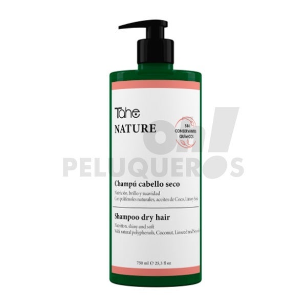 Tahe - Nature Polifenoles Champú Sin Sulfatos Cabello Seco - 750ml