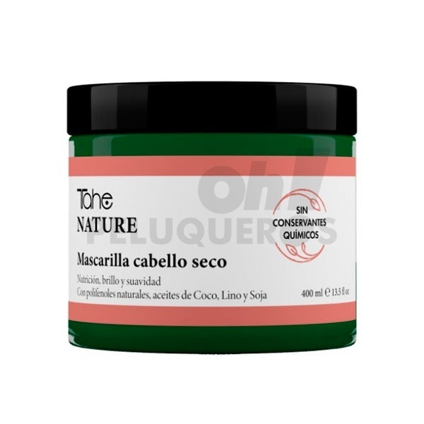 Tahe - Nature Polifenoles Mascarilla Sin Conservantes Cabello Seco - 400ml