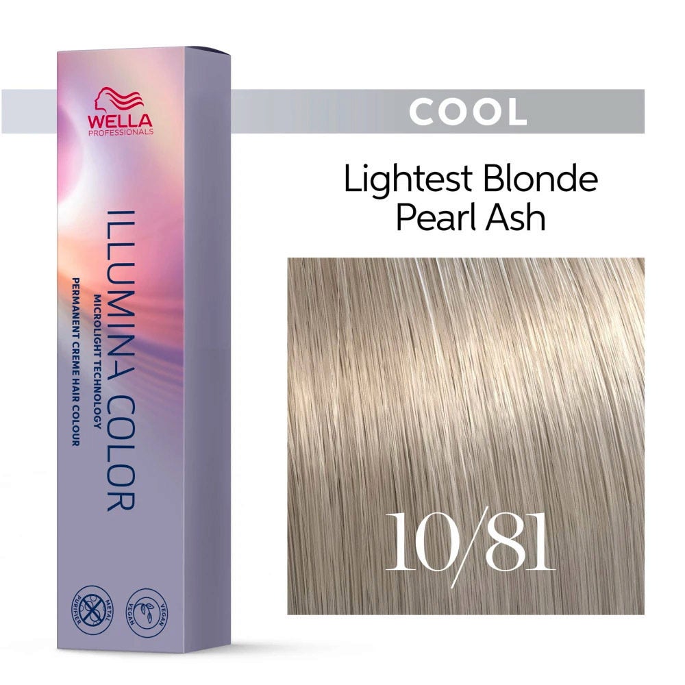 Illumina Color 10/81 Rubio Platino Perla Ceniza - Wella Professionals