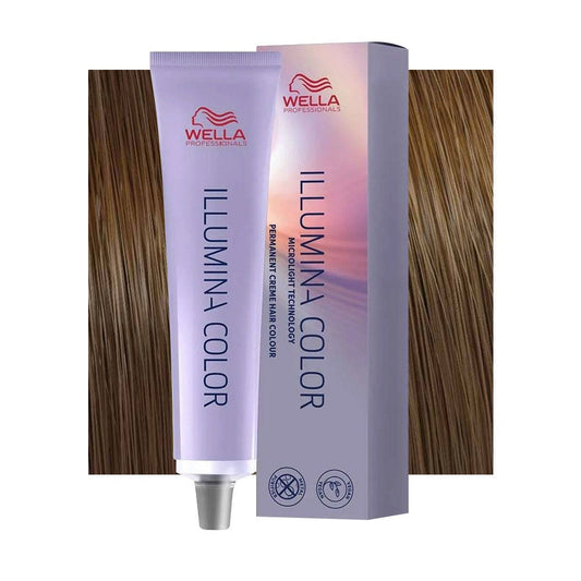 Illumina Color 7/7 Rubio Castaño Medio Cálido - Wella Professionals