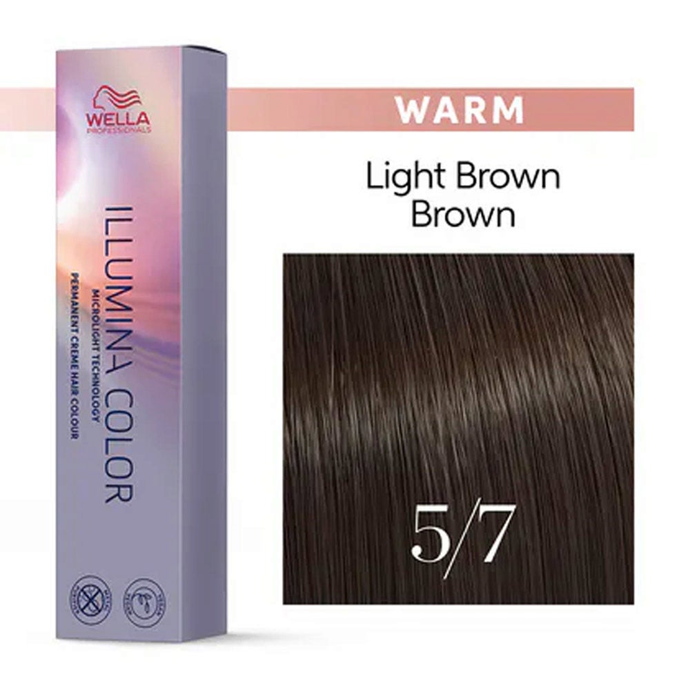 Illumina Color 5/7 Marrón Claro Cálido - Wella Professionals