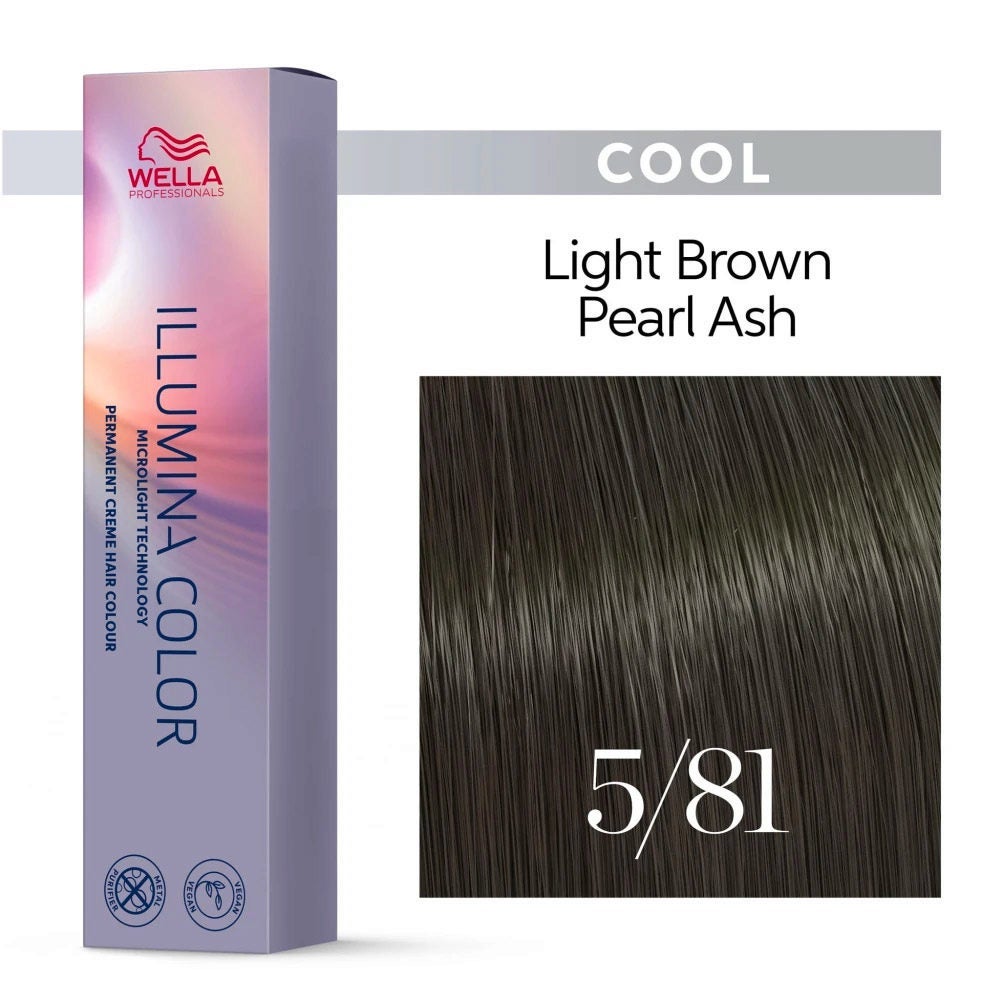 Illumina Color Castaño Claro Ceniza Perlado - Wella Professionals