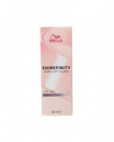 Shinefinity Zero Lift Glaze Deep Cherry 04/65 Castaño Medio Violeta Caoba - Wella Professionals